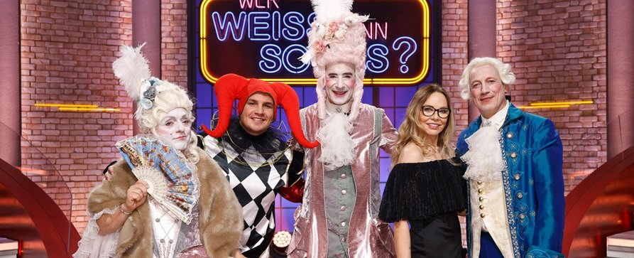 „Wer weiß denn sowas?“-Vorschau: Rosenmontags-Special und „Wilsberg“-Duell – Das sind die Gäste vom 16. bis 20. Februar 2026 – Bild: ARD/​NDR/​UFA Show & Factual/​Morris Mac Matzen