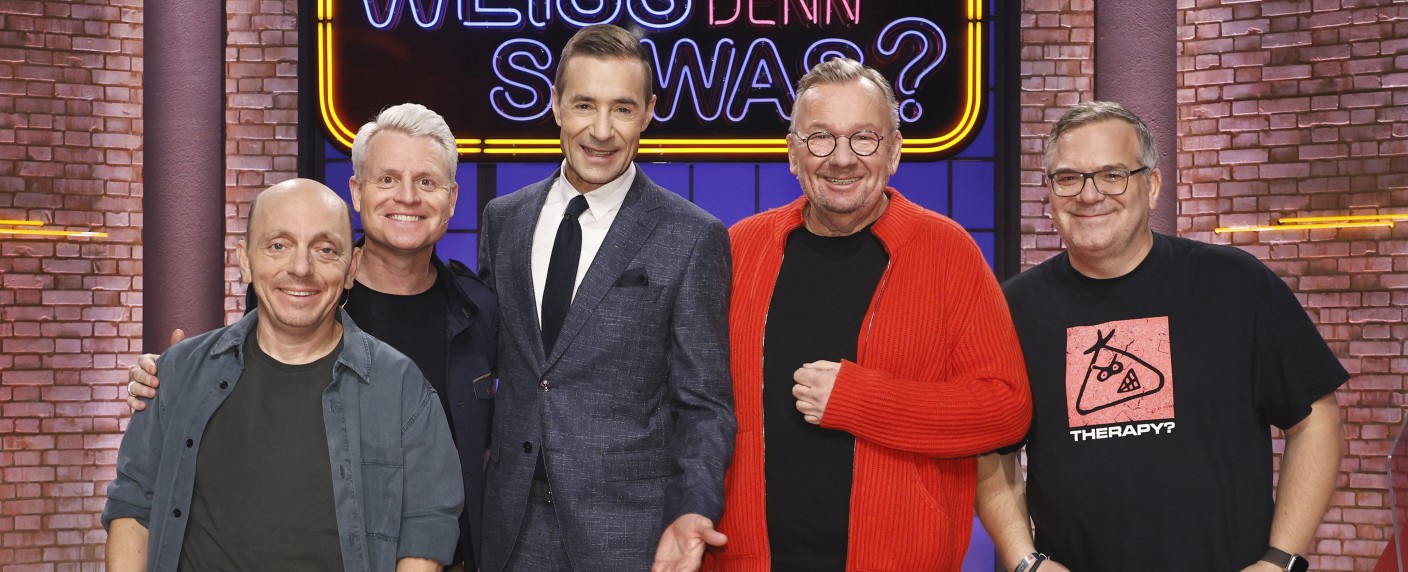 „Wer weiß denn sowas?“-Vorschau: Comedians, Musiker und Stars aus „Gladiator“ und „Game of Thrones“ – Das sind die Gäste vom 9. bis 13. Dezember 2024 – Bild: ARD/​Morris Mac Matzen