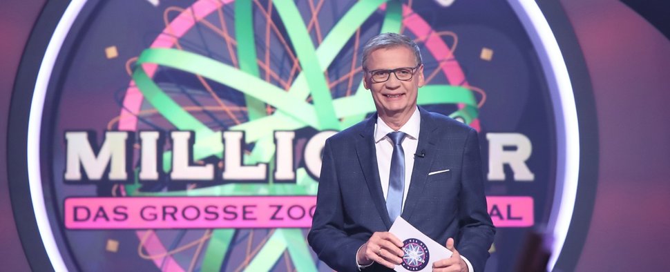 Günther Jauch moderiert das große Zocker-Special von „Wer wird Millionär?“ – Bild: TVNOW/Frank Hempel