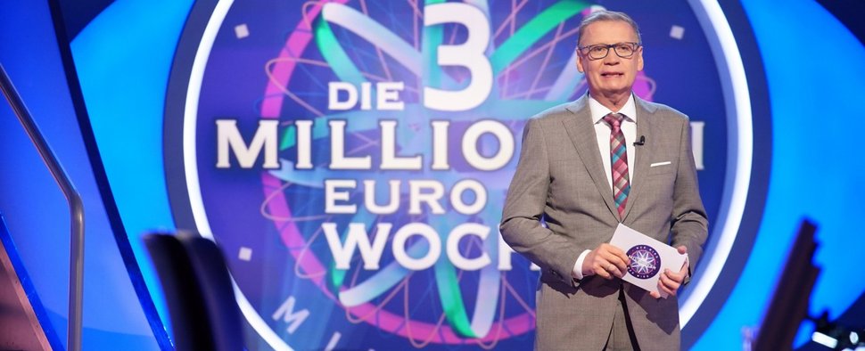 „Wer wird Millionär?“: Günther Jauch präsentierte erneut die „3-Millionen-Euro-Woche“ – Bild: RTL/Stefan Gregorowius