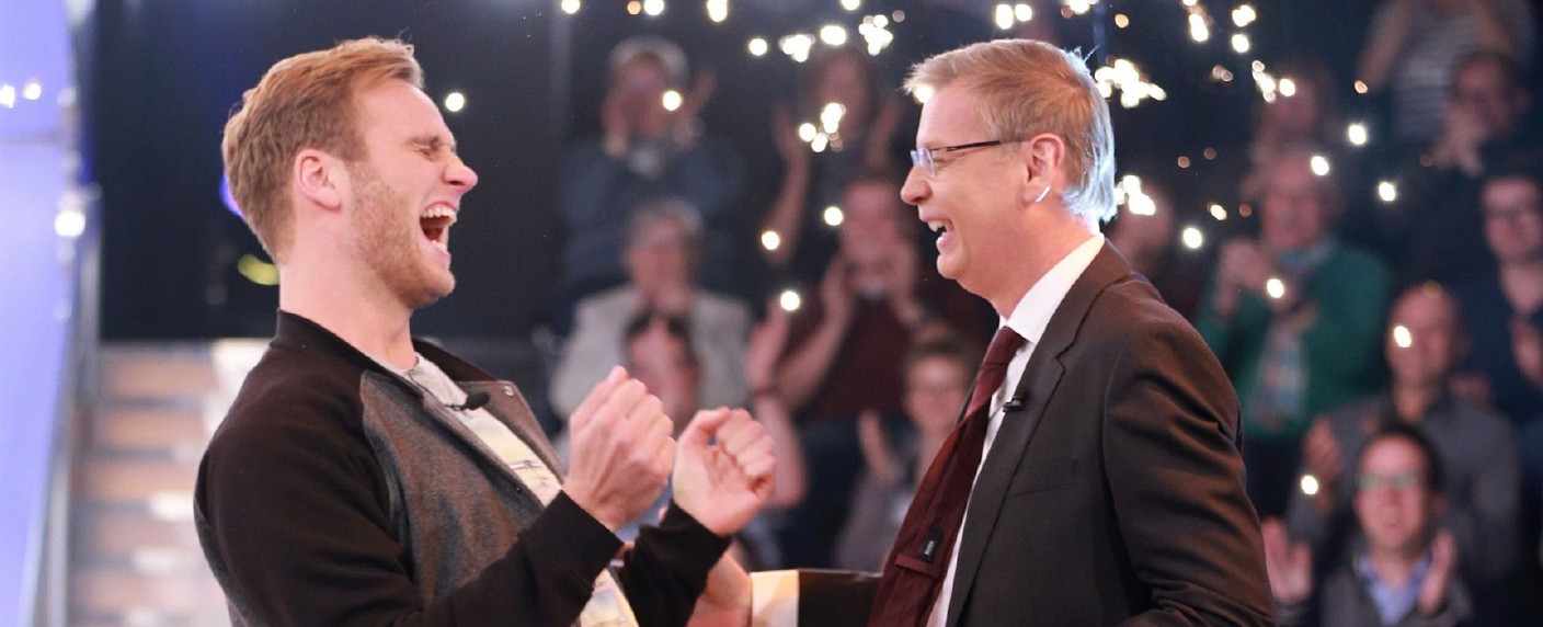 „Wer wird Millionär?“: 27-jähriger Student gewinnt die Million – Zum elften Mal Höchstgewinn in Jauchs Quizshow – Bild: RTL/​Stefan Gregorowius