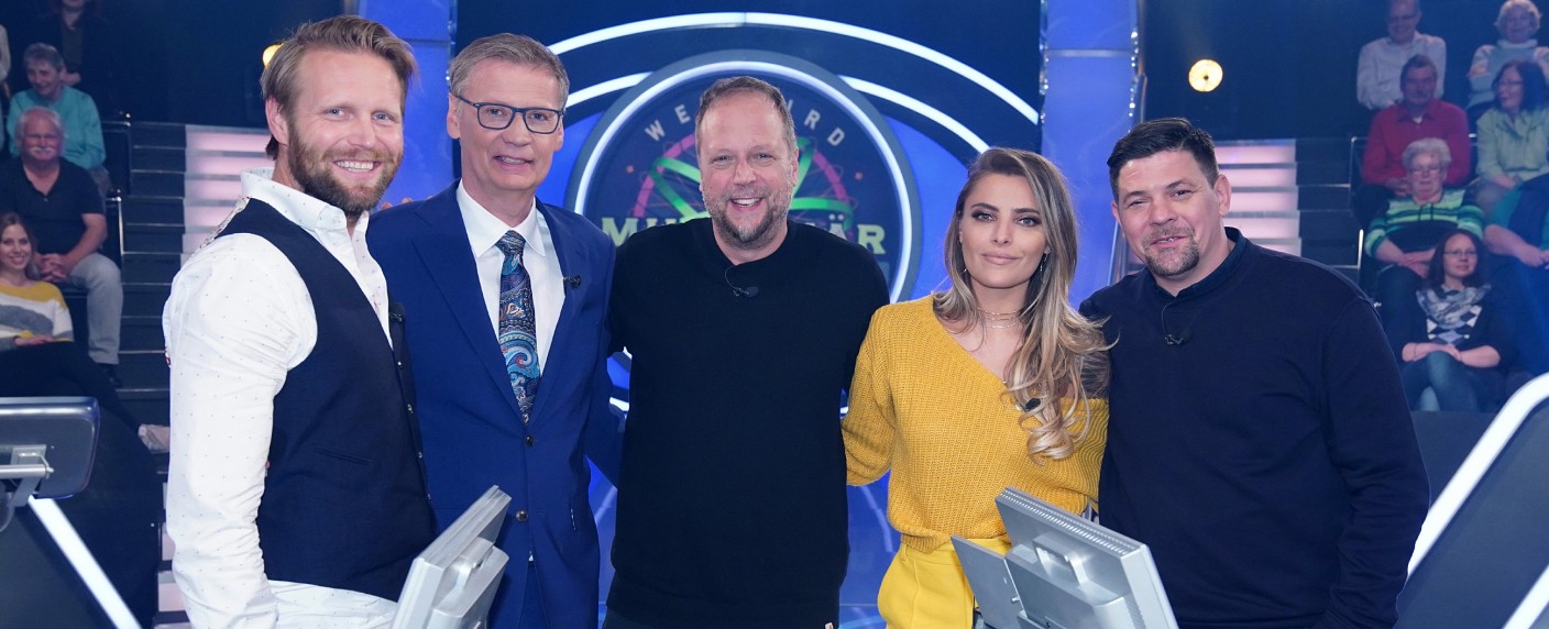 Quoten: „WWM“-Prominenten-Special räumt bei Jung und Alt ab – Sat.1-Komödie gefragt, „Guidos Masterclass“ mit versöhnlichem Finale – Bild: TVNOW /​ Stefan Gregorowius