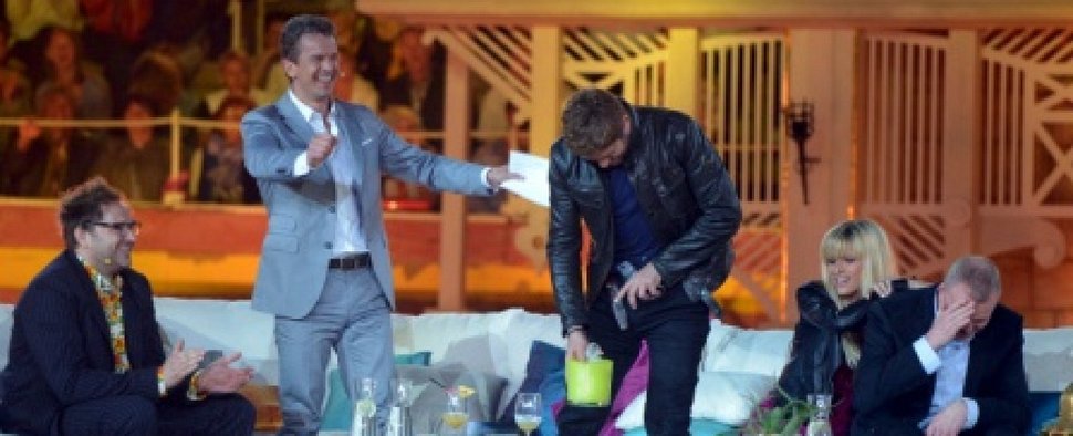 „Wetten Dass …?“: Lanz lacht, Butler leidet, Raab schämt sich – Bild: ZDF/Sascha Baumann „Wetten Dass …?“: Lanz lacht, Butler leidet, Raab schämt sich – Bild: ZDF/Sascha Baumann