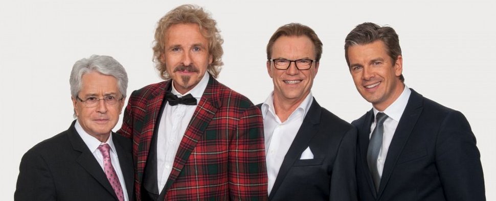 Die vier Moderatoren von „Wetten, dass..?“ – Bild: ZDF/Svea Pietschmann