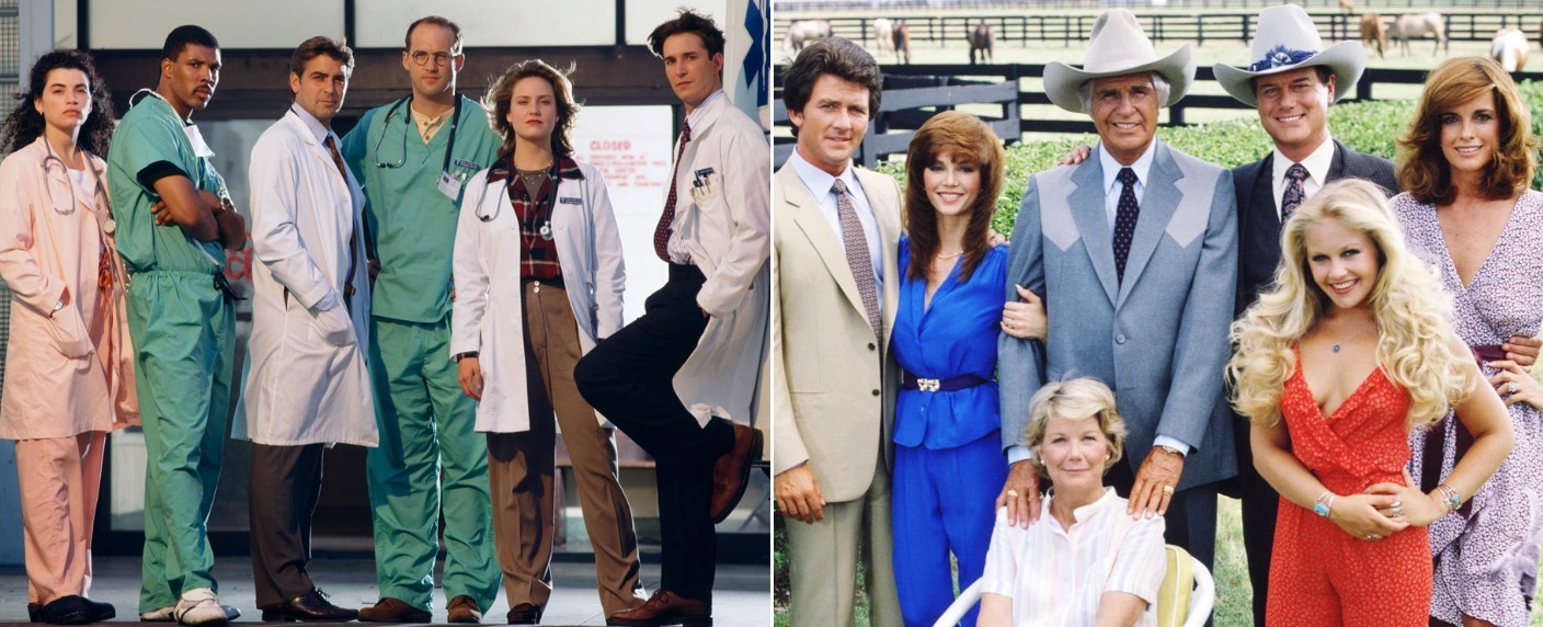 „Emergency Room“ und „Dallas“ laufen wieder im Free-TV – Erste Ausstrahlung der Familie Ewing seit 18 Jahren – Bild: Warner Bros. TV