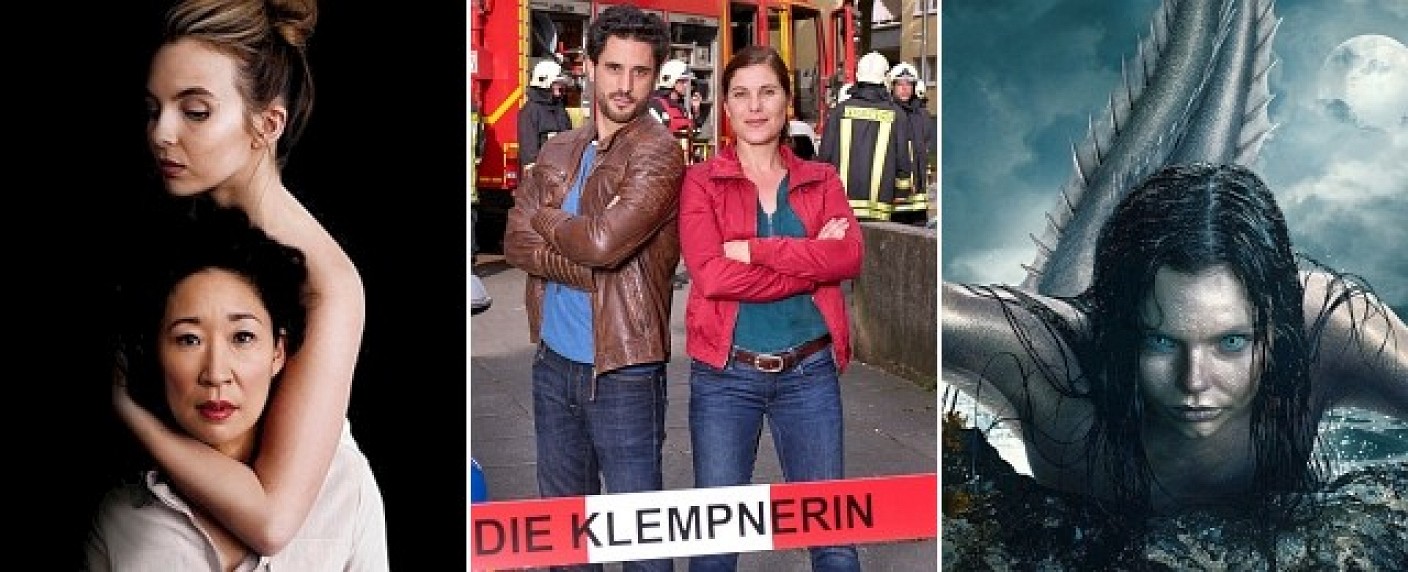 Die 8 wichtigsten Serien im Februar – Serientipps von „Mörder“ bis „Meerjungfrau“, von Killer bis „Klempnerin“ – Bild: Starzplay/​ MG RTL D; Frank Dicks/​ ProSieben