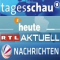 Nachrichten-Flaggschiffe verlieren deutlich Zuschauer – „Tagesschau“ und „heute“ auf neuem Tiefpunkt – Bild: Das Erste, ZDF, RTL, Sat.1