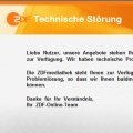 Auch die Internetseite des ZDF ist betroffen. – Bild: zdf.de