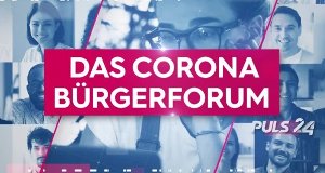 Das Corona-Bürgerforum – Bild: Puls 4