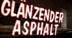 Glänzender Asphalt