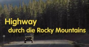 Highway durch die Rocky Mountains