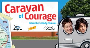 Hamish & Andy – Caravan of Courage – Bild: Network Ten/Nine Network Hamish & Andy – Caravan of Courage – Bild: Network Ten/Nine Network