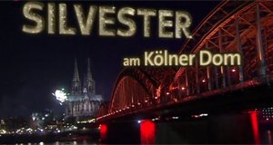 Silvesterfeuerwerk am Kölner Dom