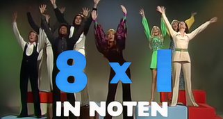 8x1 in Noten 8x1 in Noten
