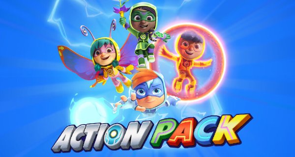 Action Pack – Bild: Netflix / OddBot Inc. / ICON Creative Studios Action Pack – Bild: Netflix / OddBot Inc. / ICON Creative Studios