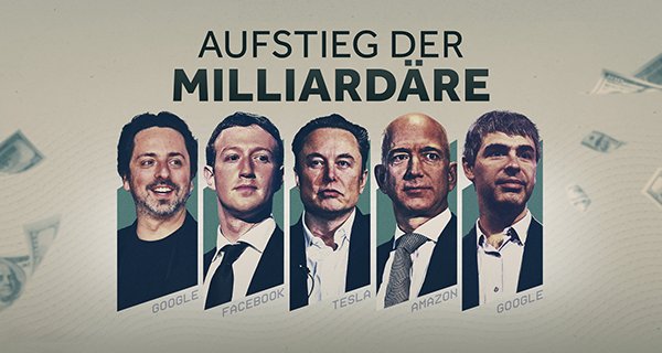 Aufstieg der Milliardäre – Bild: All3Media/Paramount+ Aufstieg der Milliardäre – Bild: All3Media/Paramount+