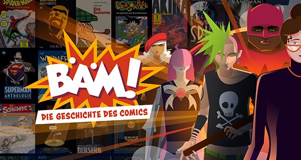 BÄM! Die Geschichte des Comics – Bild: MDR/ARD KULTUR/Florian Wolf & Jens Richter BÄM! Die Geschichte des Comics – Bild: MDR/ARD KULTUR/Florian Wolf & Jens Richter