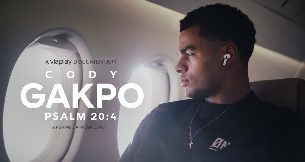 Cody Gakpo – Psalm 20:4 – Bild: Viaplay