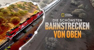 Die schönsten Bahnstrecken von oben