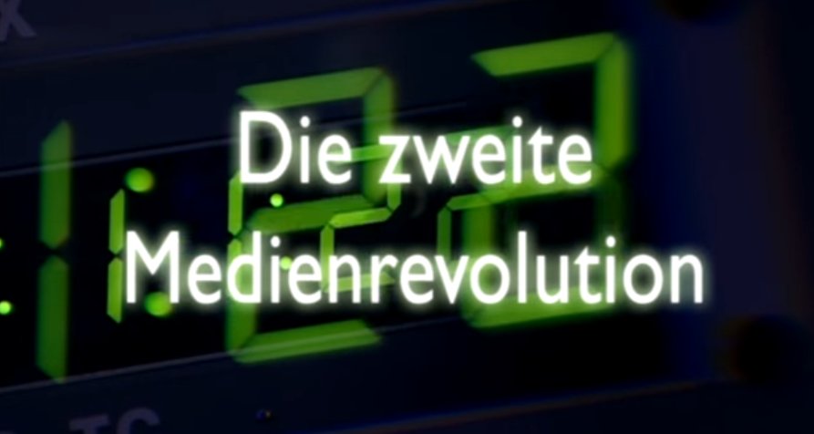 Die zweite Medienrevolution – Bild: 3sat Die zweite Medienrevolution – Bild: 3sat