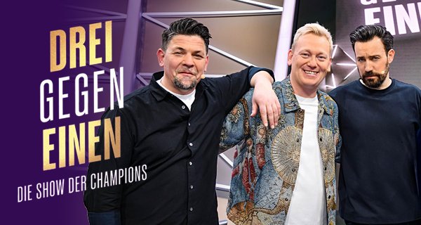 Drei gegen Einen – Die Show der Champions – Bild: RTL/Steffen Z Wolff
