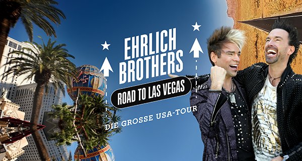 Ehrlich Brothers – Road to Las Vegas – Bild: ZDF/Agentur Vielfein Ehrlich Brothers – Road to Las Vegas – Bild: ZDF/Agentur Vielfein
