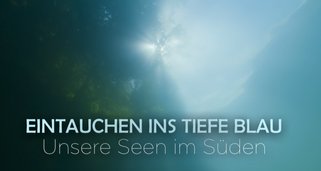 Eintauchen ins tiefe Blau