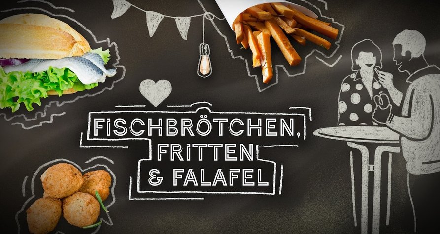 Fischbrötchen, Fritten & Falafel – Bild: NDR/AZ MEDIA TV GmbH Fischbrötchen, Fritten & Falafel – Bild: NDR/AZ MEDIA TV GmbH