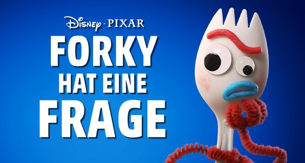 Forky hat eine Frage – Bild: Disney / Pixar Forky hat eine Frage – Bild: Disney / Pixar