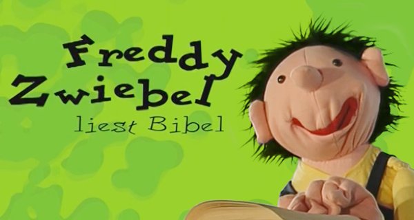 Freddy Zwiebel liest Bibel – Bild: Bibel TV