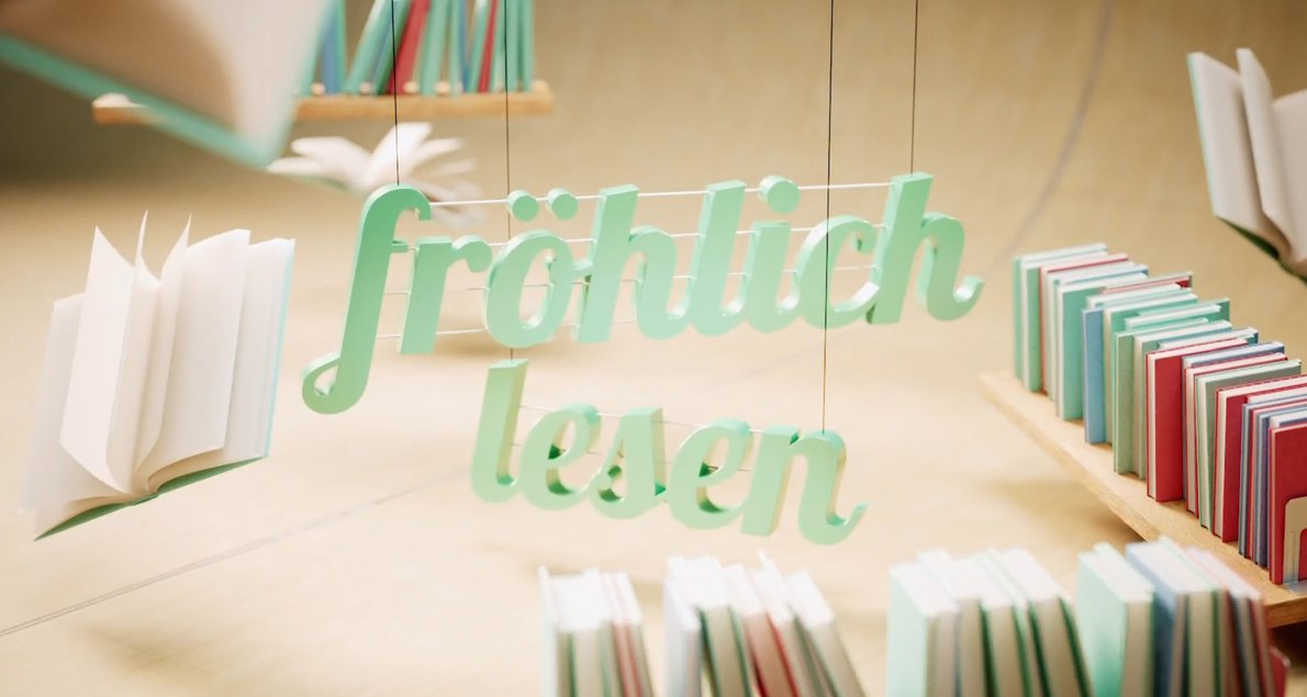 Fröhlich lesen – Bild: MDR/Screenshot