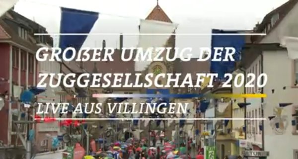 Großer Umzug Villingen – Bild: SWR (Screenshot) Großer Umzug Villingen – Bild: SWR (Screenshot)