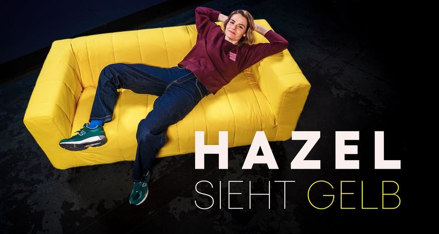 Hazel sieht gelb – Bild: Pluto TV Hazel sieht gelb – Bild: Pluto TV