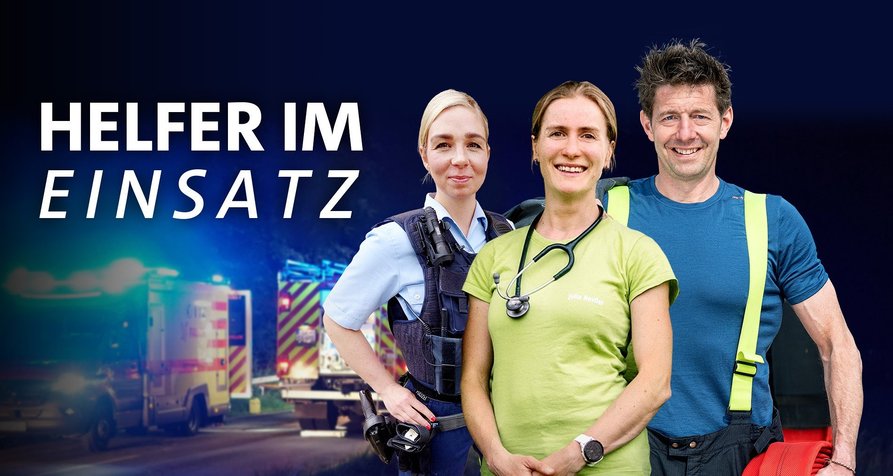 Helfer im Einsatz – Bild: MDR Helfer im Einsatz – Bild: MDR