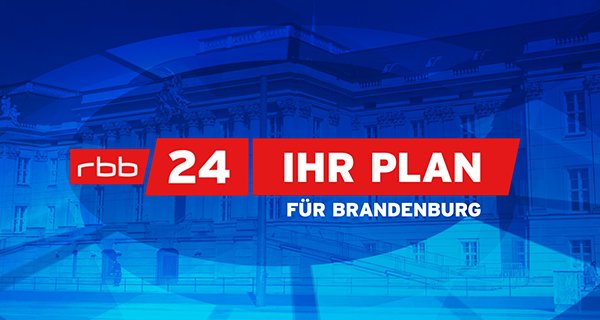 Ihr Plan für Brandenburg? – Bild: rbb Ihr Plan für Brandenburg? – Bild: rbb