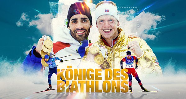 Könige des Biathlons – Fourcade gegen Boe – Bild: Imago/actionplus/Michael Madrid/Aflosport Könige des Biathlons – Fourcade gegen Boe – Bild: Imago/actionplus/Michael Madrid/Aflosport