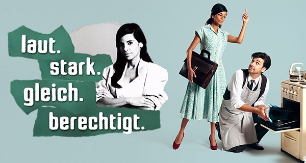 laut. stark. gleich. berechtigt. – Bild: ZDF/Maximilian Koenig
