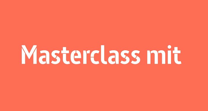 Masterclass mit … – Bild: arte / Screenshot Masterclass mit … – Bild: arte / Screenshot