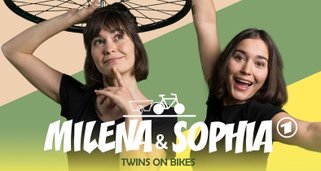 Milena & Sophia – Twins on Bikes