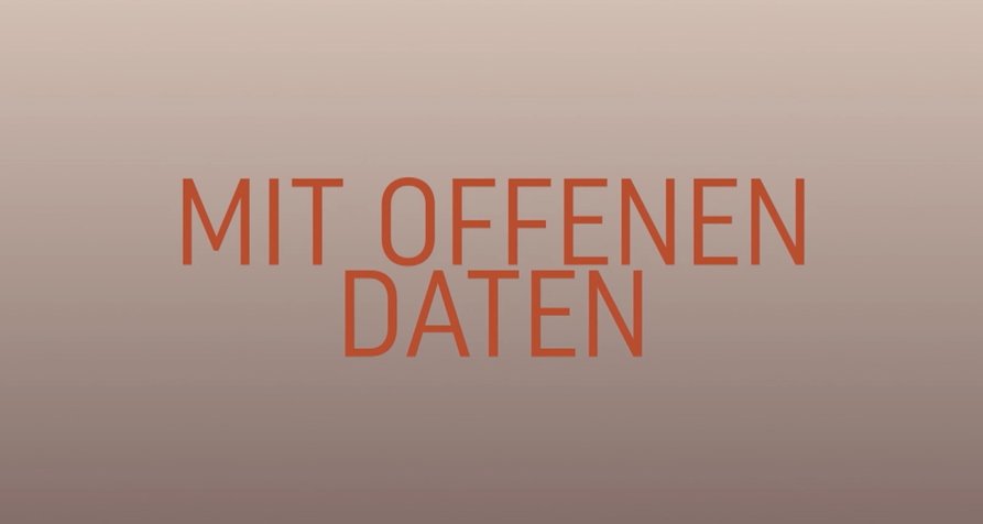 Mit offenen Daten – Bild: arte Mit offenen Daten – Bild: arte