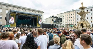 Open Air vom Salzburger Residenzplatz