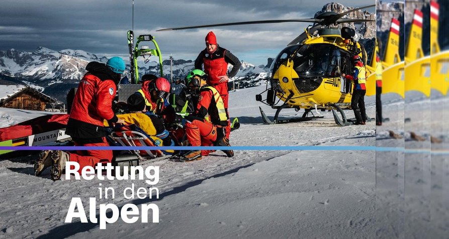 Rettung in den Alpen – Bild: ZDF