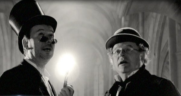 Schärlock Brill und Doktor Schu – Bild: SR Schärlock Brill und Doktor Schu – Bild: SR