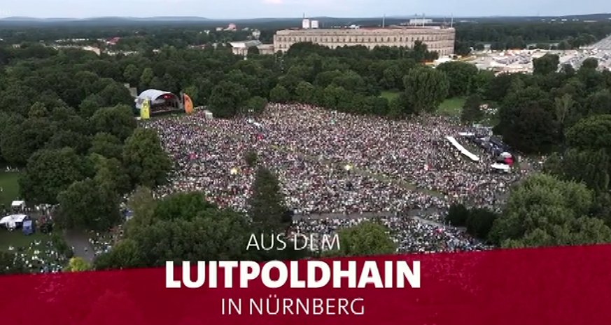 Stars im Luitpoldhain – Bild: BR Fernsehen Stars im Luitpoldhain – Bild: BR Fernsehen