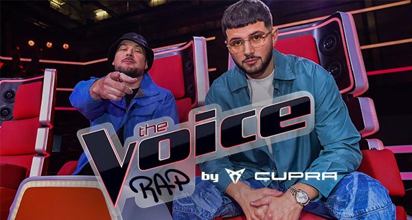 The Voice Rap by CUPRA – Bild: Joyn/André Kowalski The Voice Rap by CUPRA – Bild: Joyn/André Kowalski