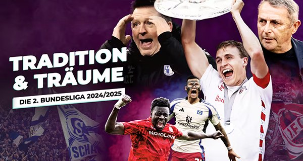 Tradition & Träume: Die 2. Bundesliga 2024/25 – Bild: Sky Tradition & Träume: Die 2. Bundesliga 2024/25 – Bild: Sky