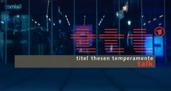 ttt talk – Bild: ARD/Screenshot