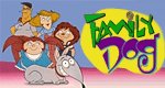 Hund mit Familie Hund mit Familie